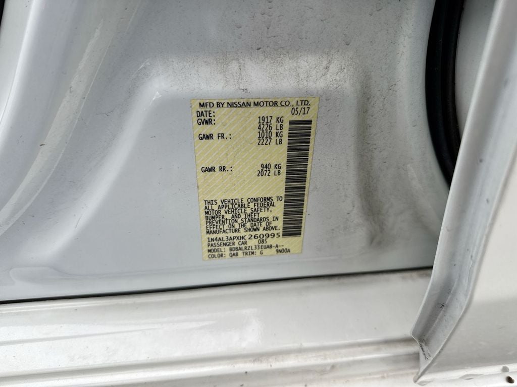 2017 Nissan Altima 2.5 SL