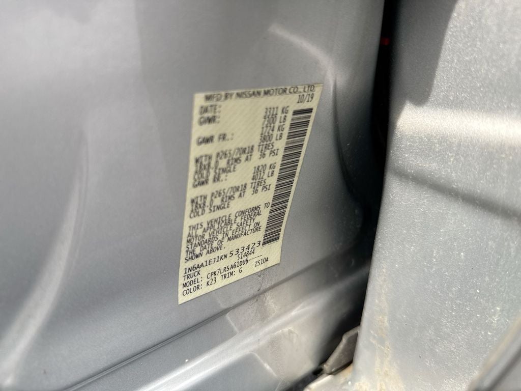 2019 Nissan Titan S