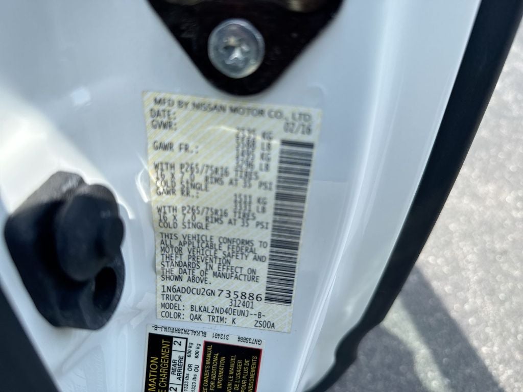 2016 Nissan Frontier Desert Runner