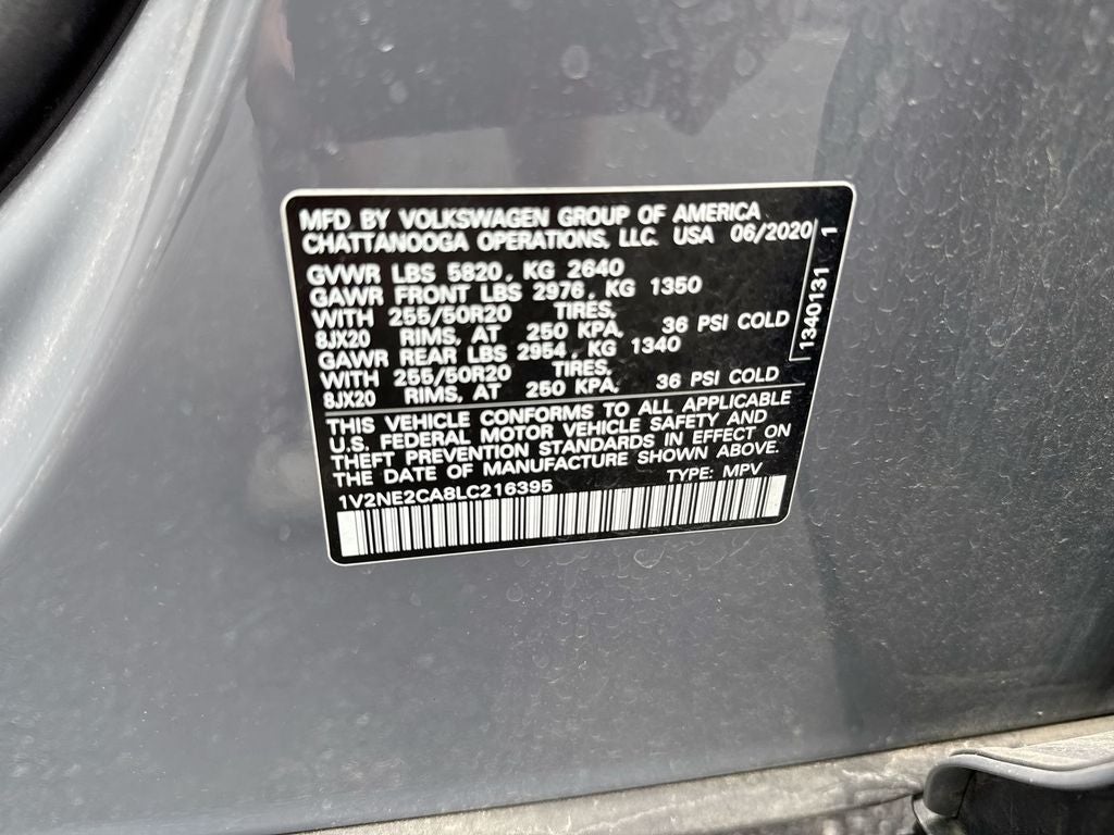 2020 Volkswagen Atlas Cross Sport 3.6L V6 SEL Premium
