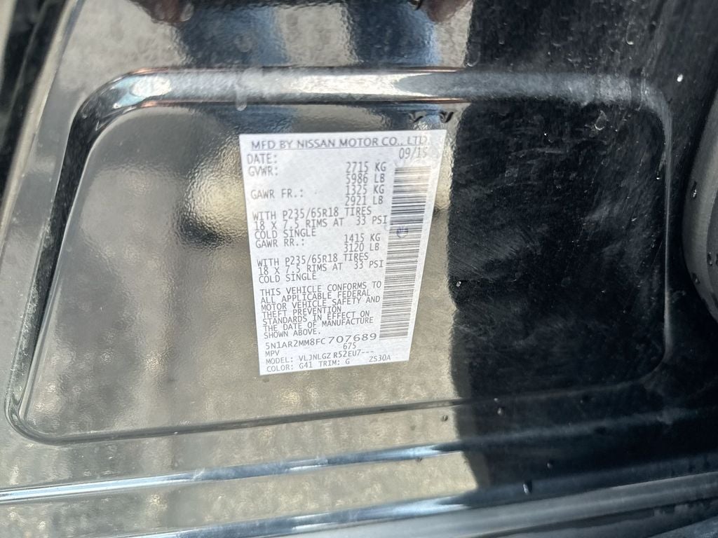 2015 Nissan Pathfinder SL