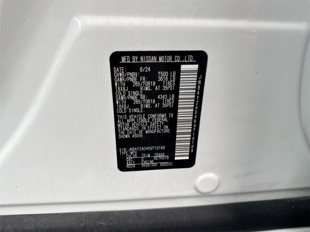 2024 Nissan Armada SV