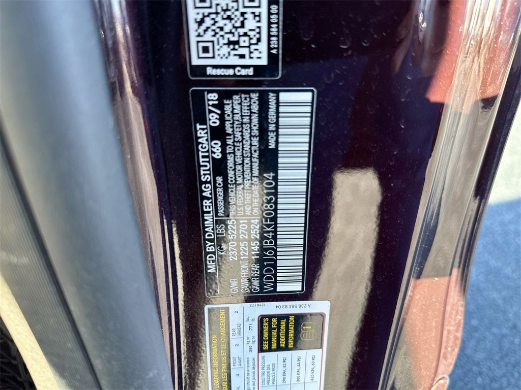 2019 Mercedes-Benz E-Class E 450