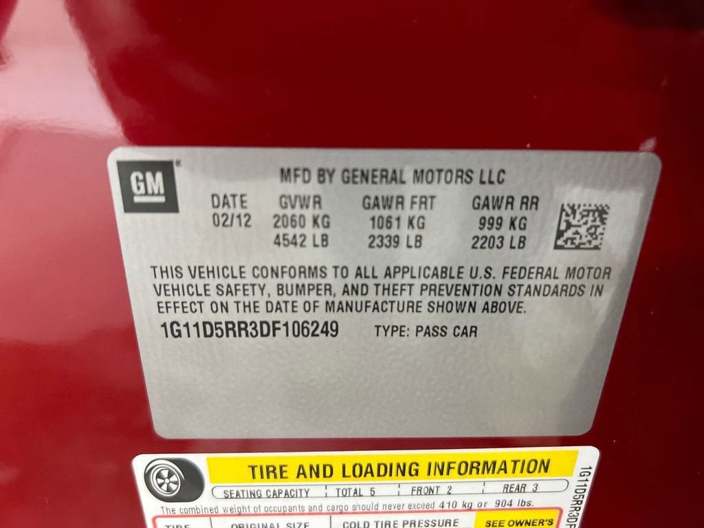 2013 Chevrolet Malibu ECO