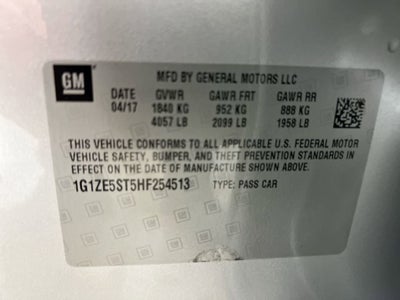 2017 Chevrolet Malibu LT