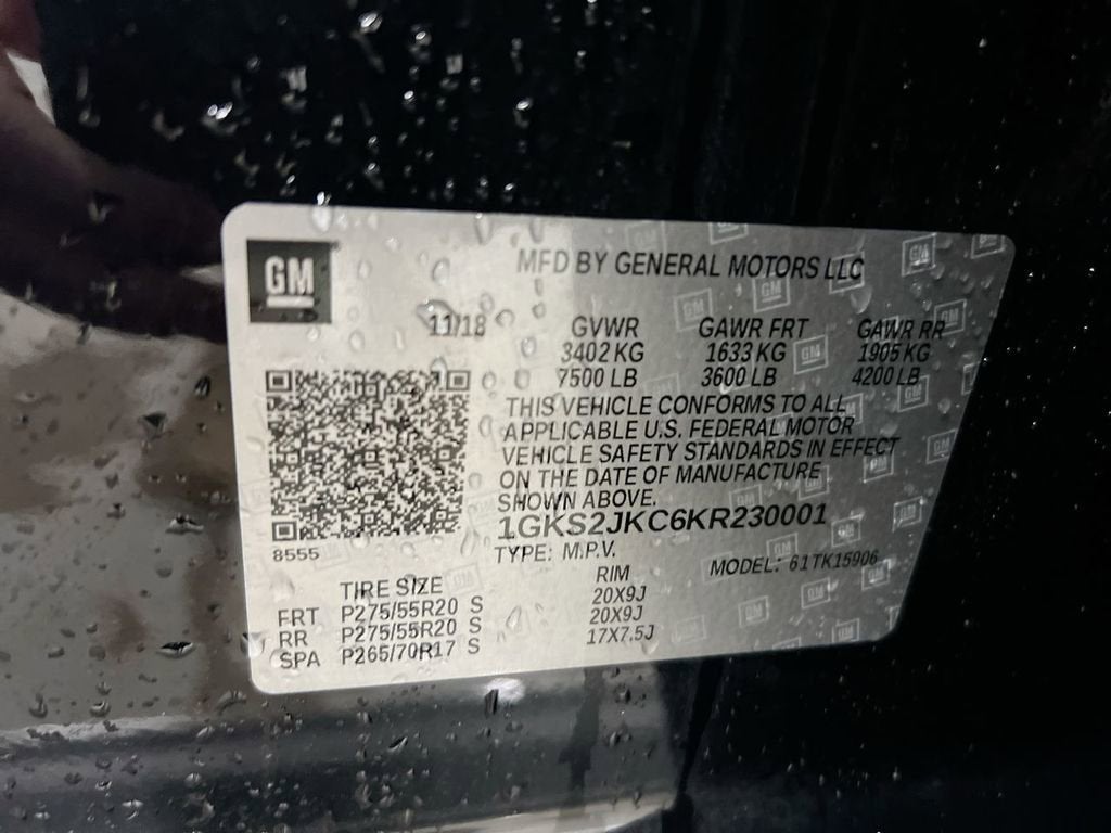 2019 GMC Yukon XL SLT Standard Edition