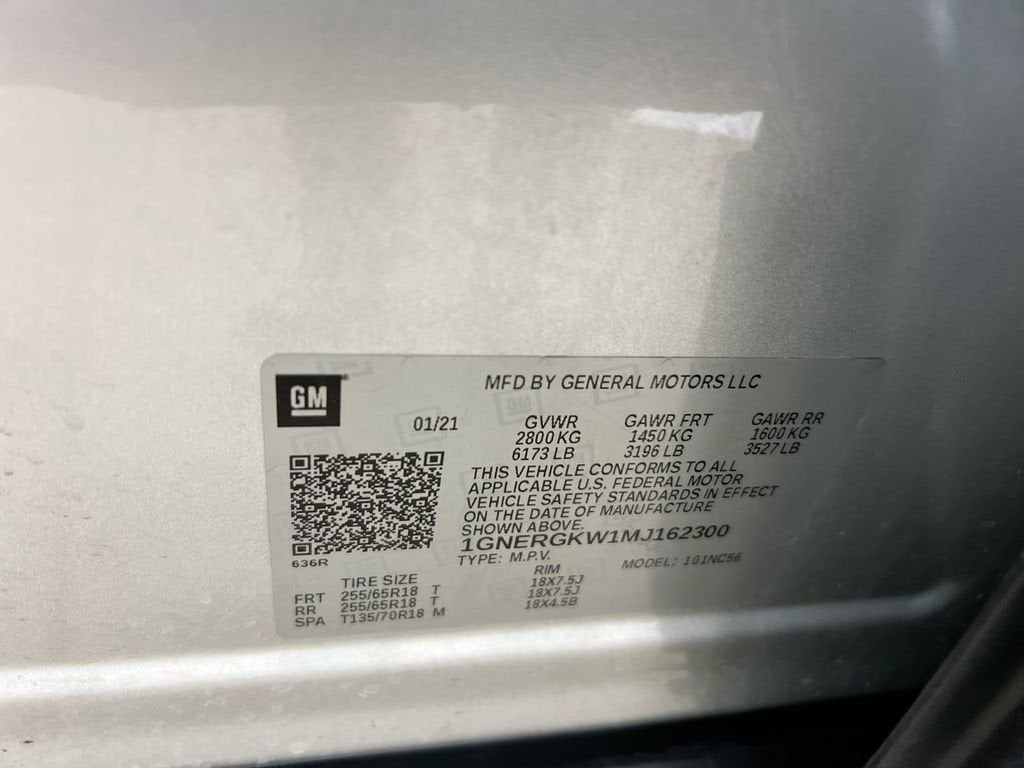 2021 Chevrolet Traverse LT Cloth