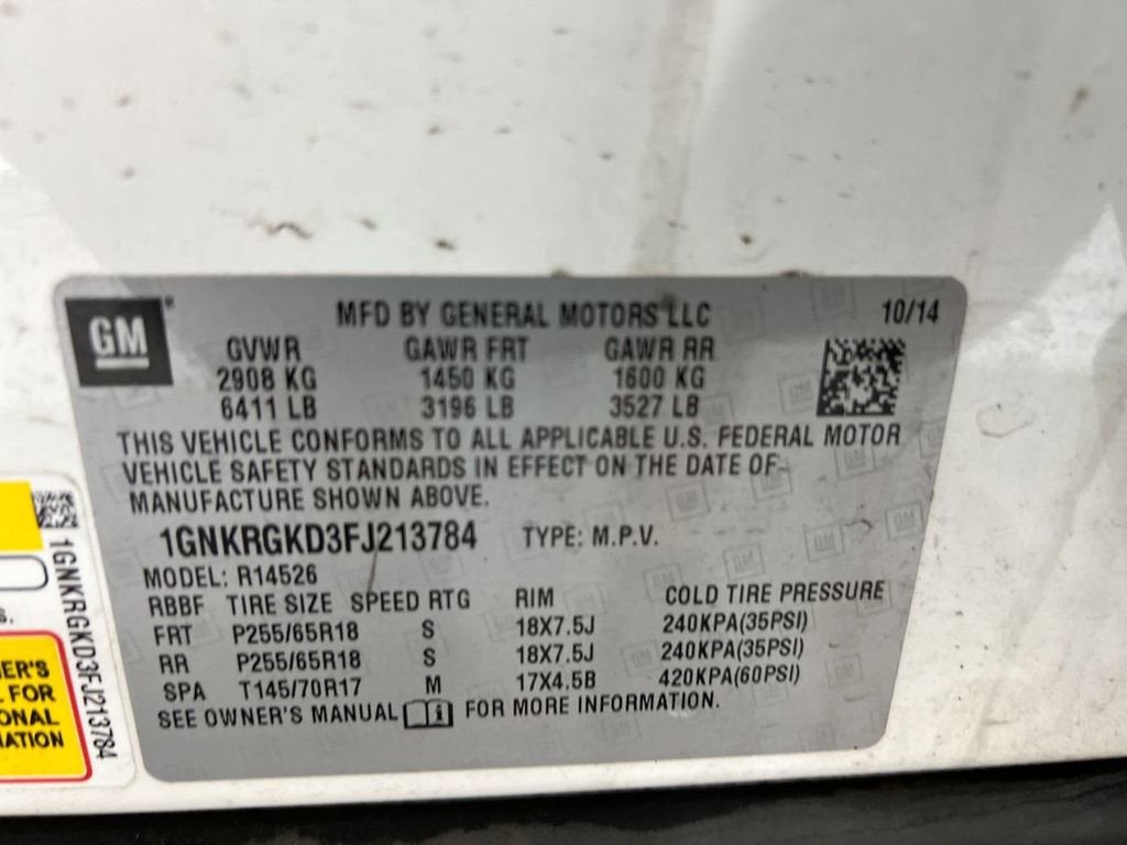 2015 Chevrolet Traverse LT