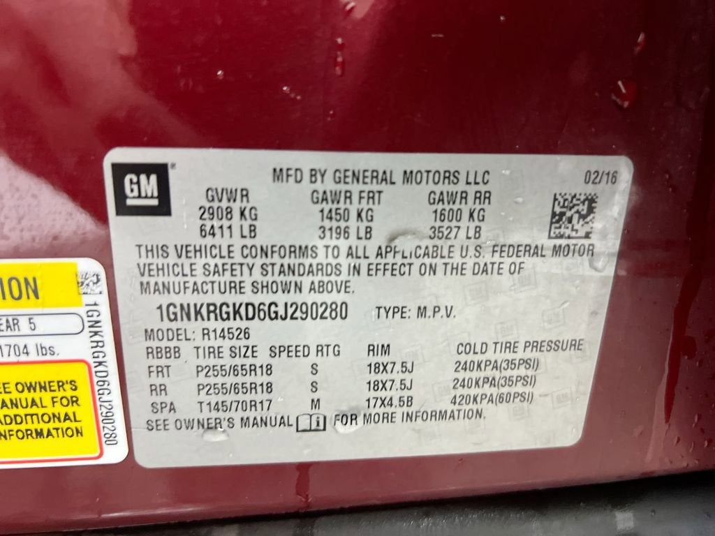 2016 Chevrolet Traverse LT