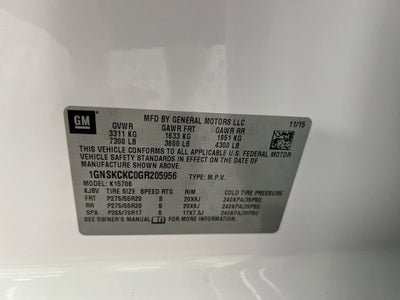 2016 Chevrolet Tahoe LTZ