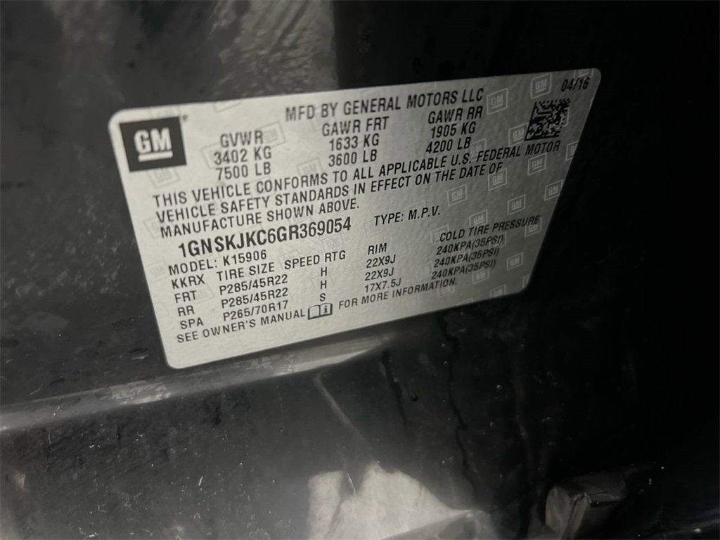 2016 Chevrolet Suburban LTZ