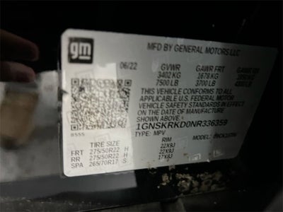 2022 Chevrolet Tahoe RST