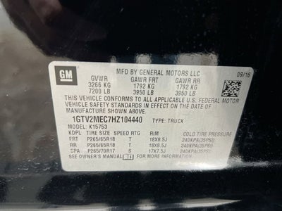 2017 GMC Sierra 1500 SLE