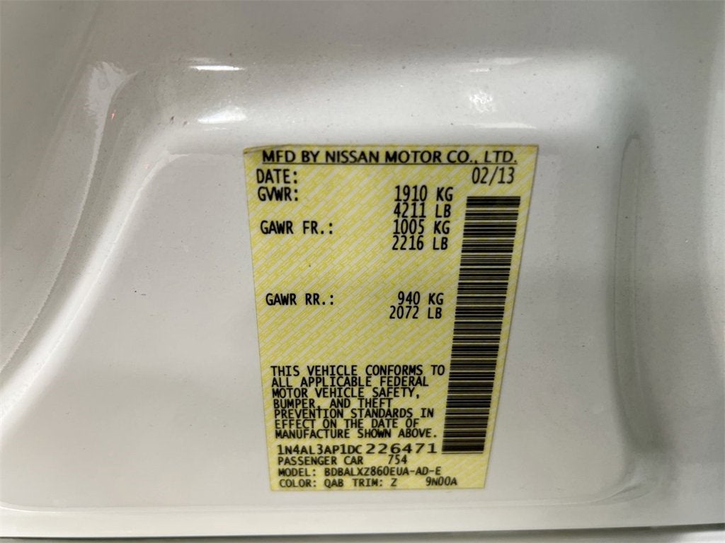 2013 Nissan Altima 2.5 SL