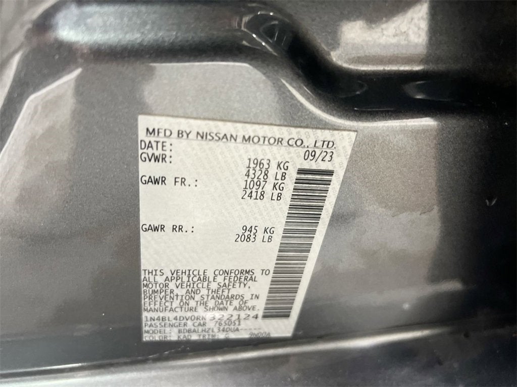 2024 Nissan Altima 2.5 SV