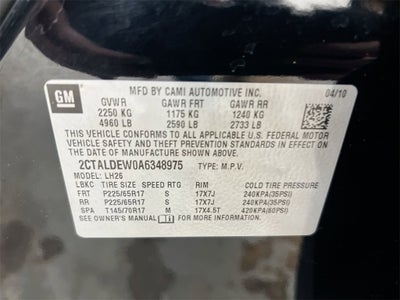 2010 GMC Terrain SLE-2