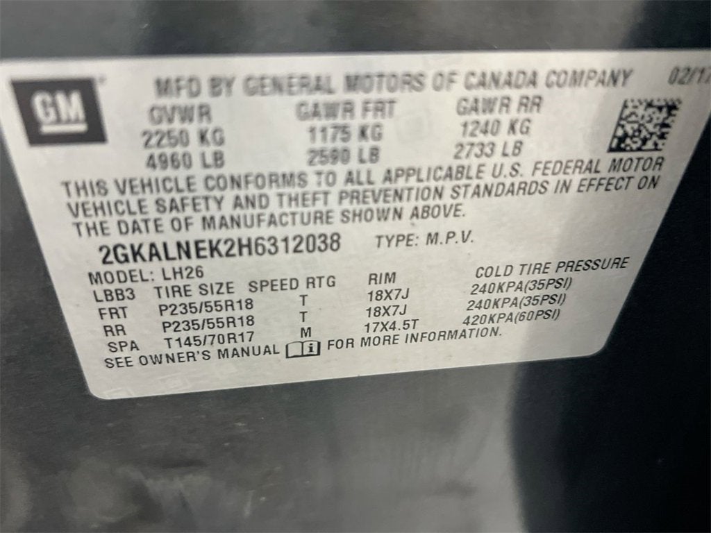 2017 GMC Terrain SLE