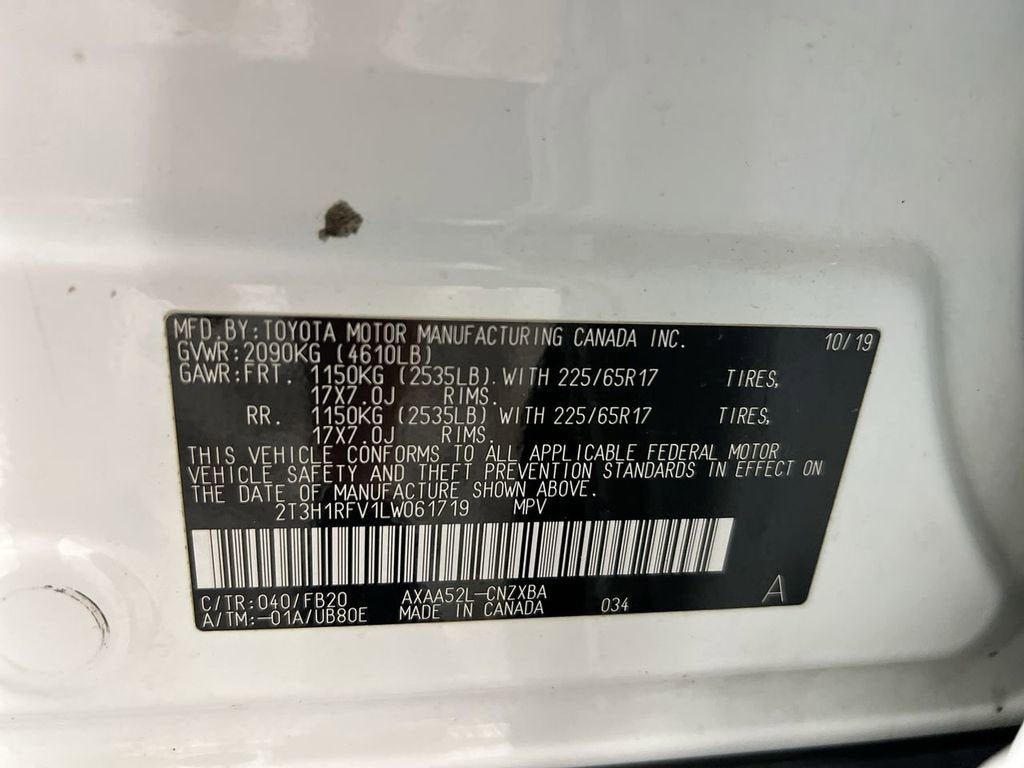 2020 Toyota RAV4 LE