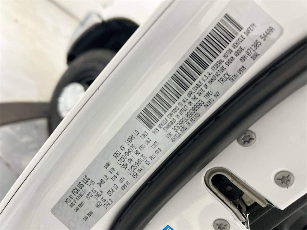 2016 RAM 3500 Tradesman