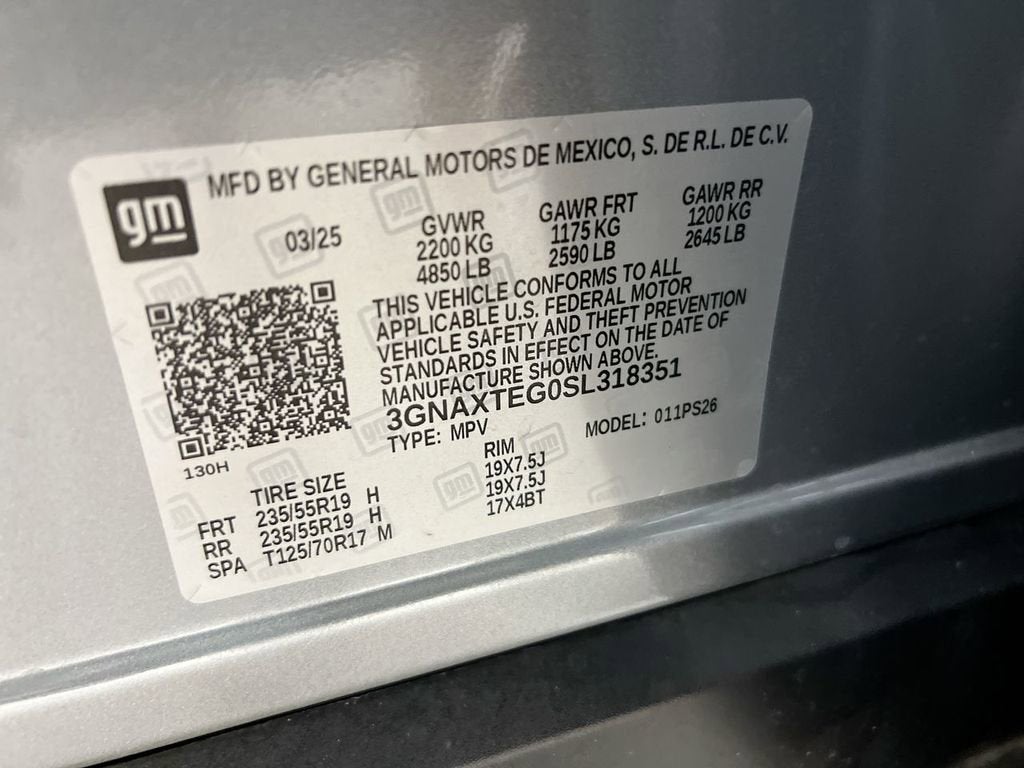 2025 Chevrolet Equinox RS