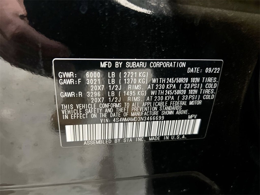 2022 Subaru Ascent Limited