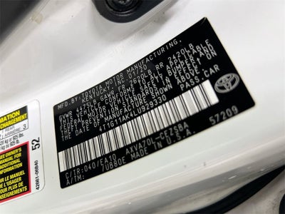 2020 Toyota Camry SE