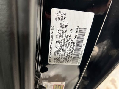 2020 Honda Ridgeline Black Edition