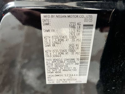 2015 INFINITI QX60 Base