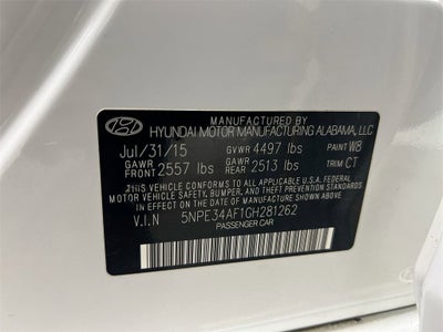 2016 Hyundai Sonata 2.4L Sport