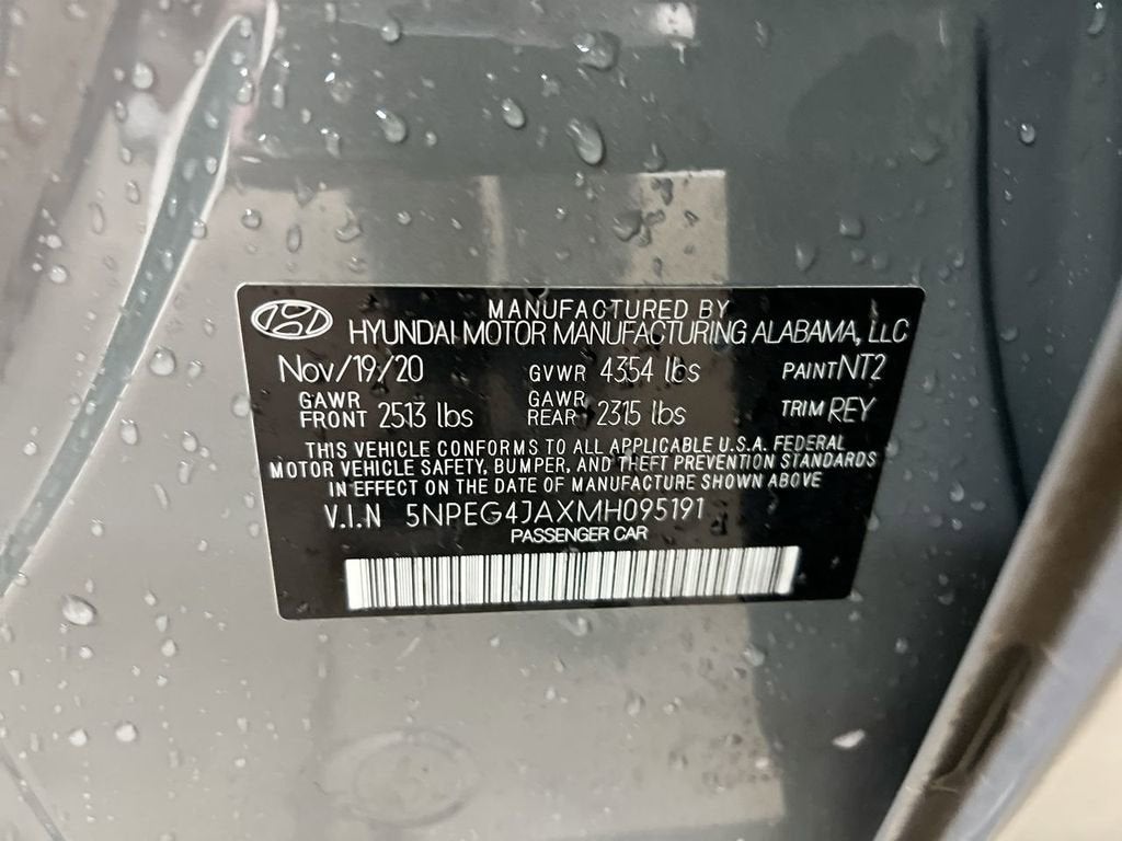 2021 Hyundai Sonata SE
