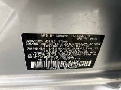 2022 Subaru Crosstrek Premium