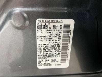 2020 Nissan Rogue SV