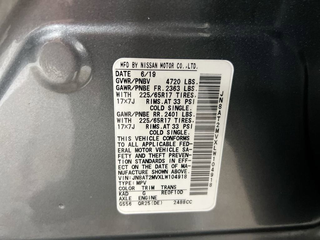 2020 Nissan Rogue SV