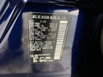 2025 Nissan Armada Platinum Reserve