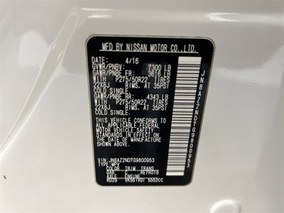 2016 INFINITI QX80 Base