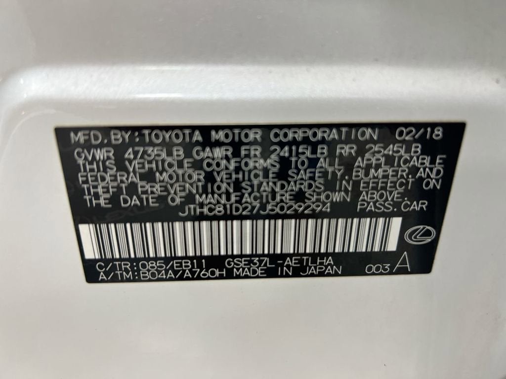 2018 Lexus IS IS 300