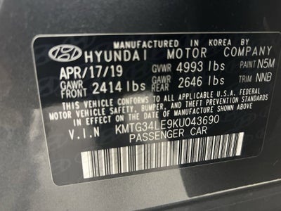 2019 Genesis G70 3.3T Advanced