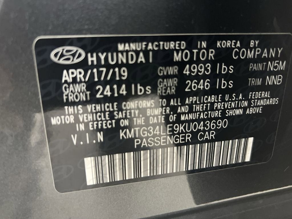 2019 Genesis G70 3.3T Advanced