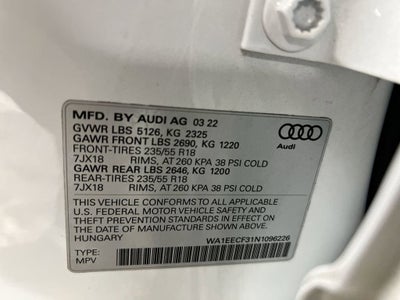 2022 Audi Q3 S line Premium Plus