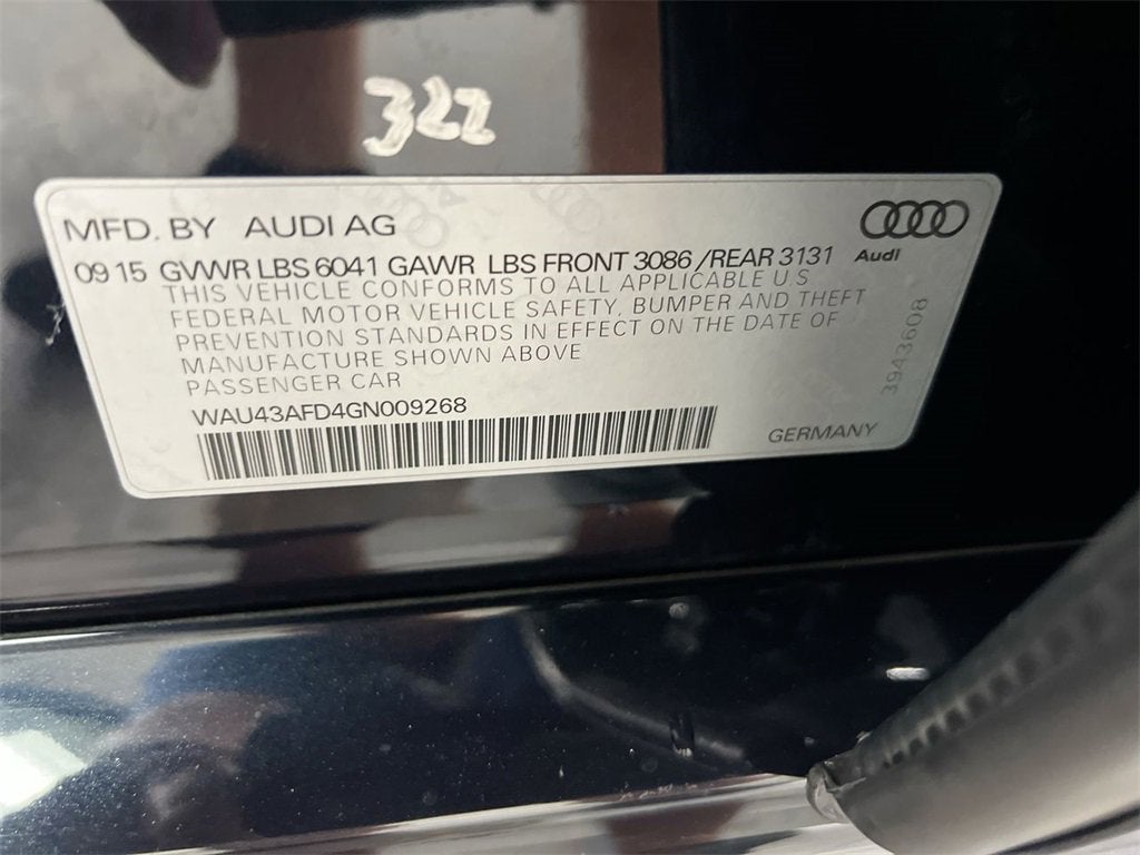 2016 Audi A8 L 4.0T Sport