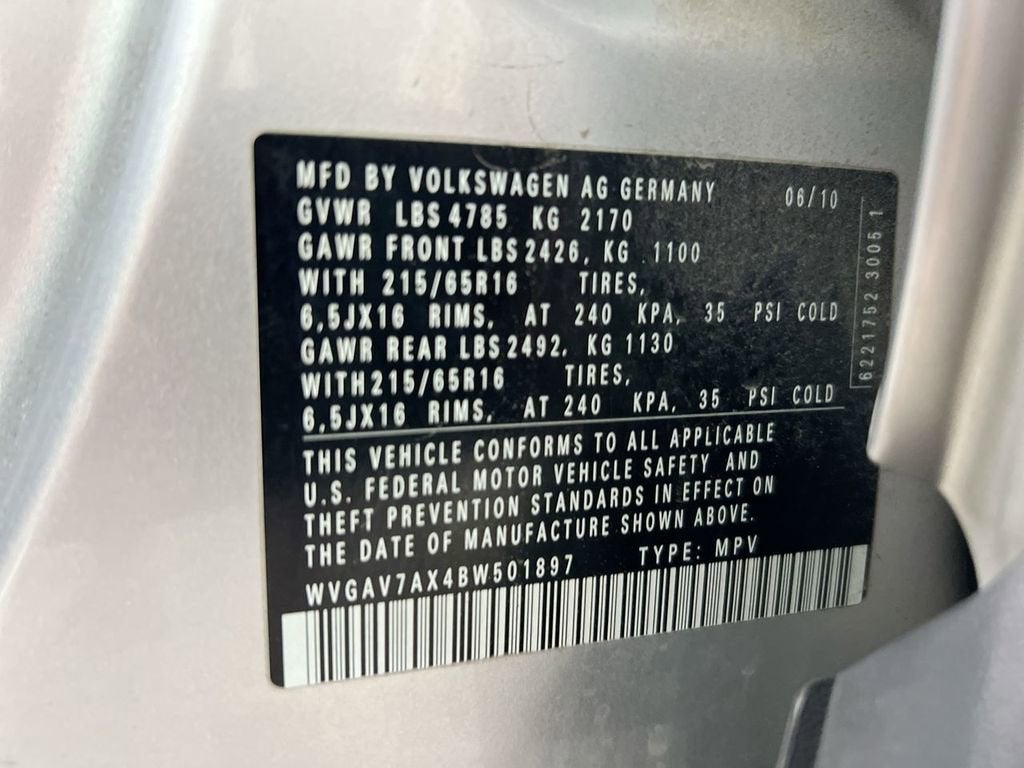 2011 Volkswagen Tiguan S