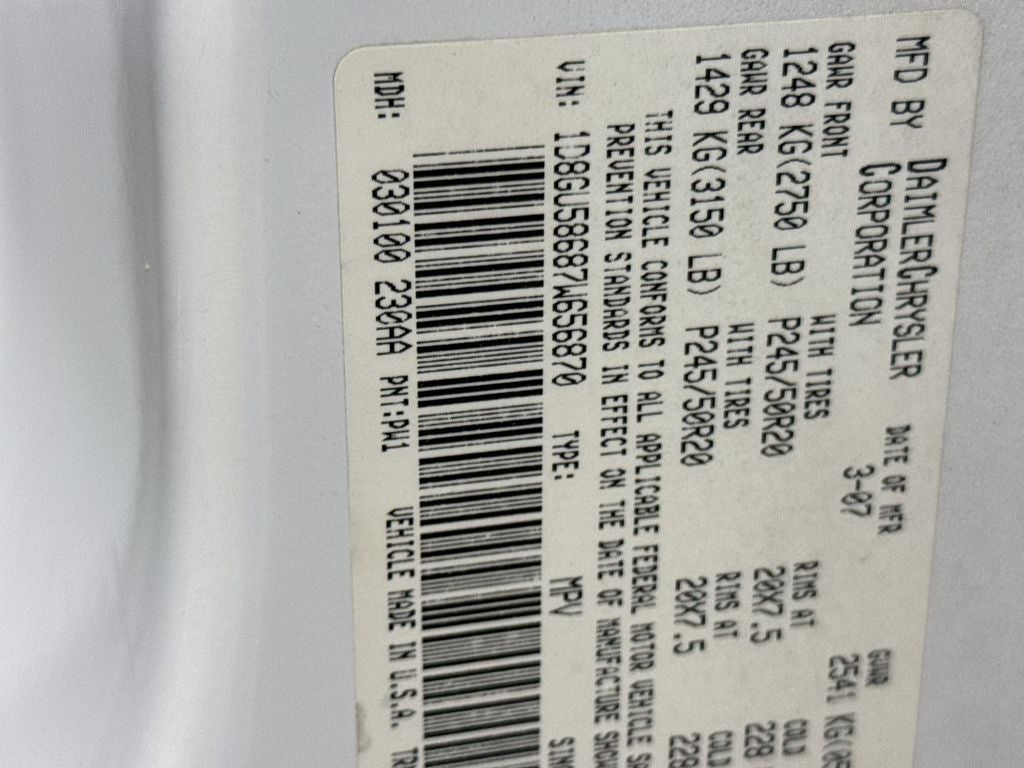 2007 Dodge Nitro SLT