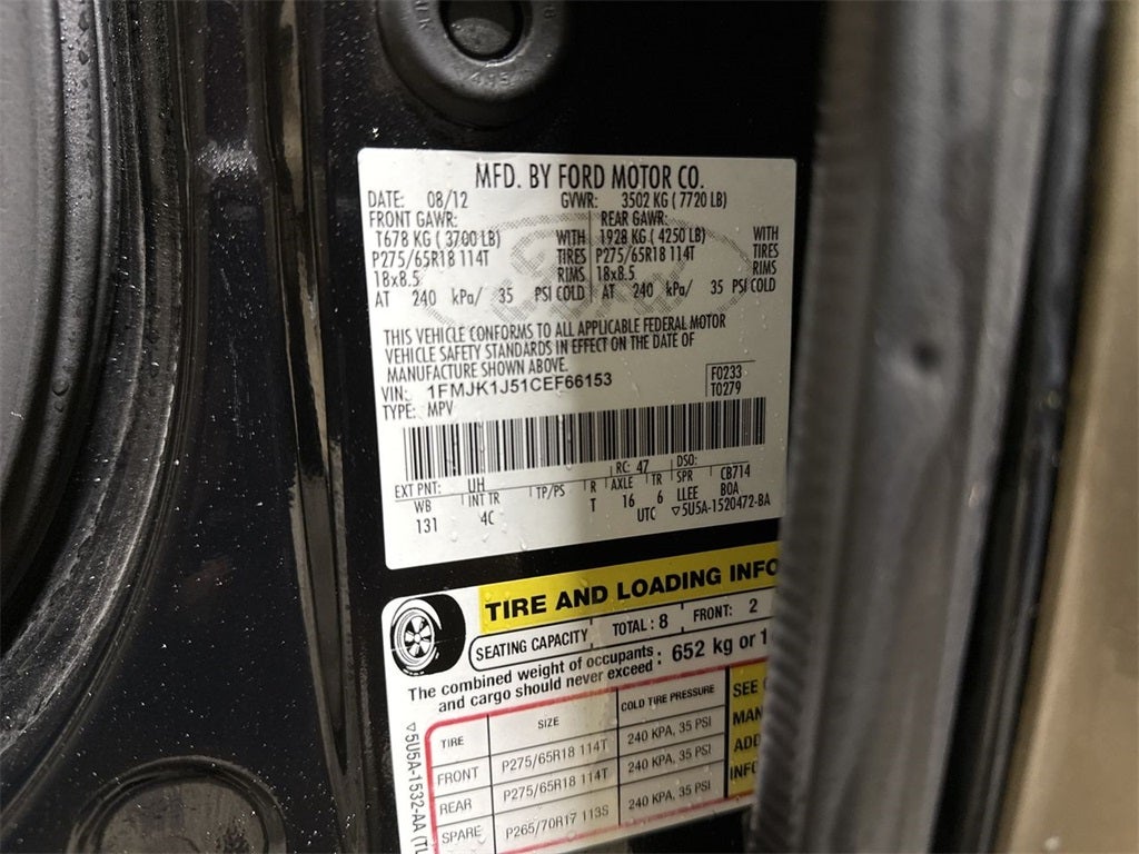 2012 Ford Expedition EL XLT