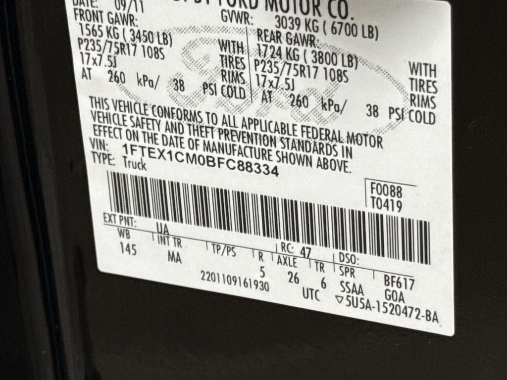 2011 Ford F-150 XLT