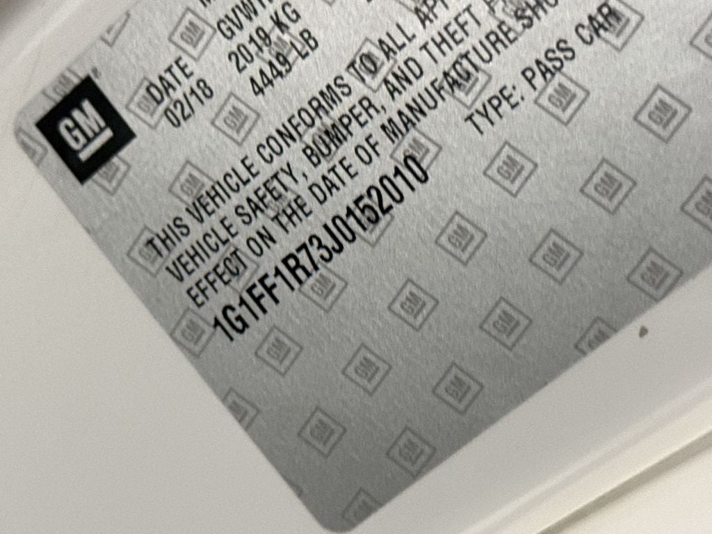 2018 Chevrolet Camaro SS