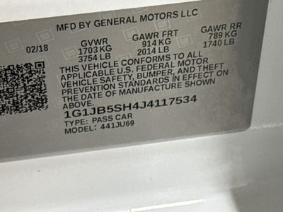 2018 Chevrolet Sonic LS