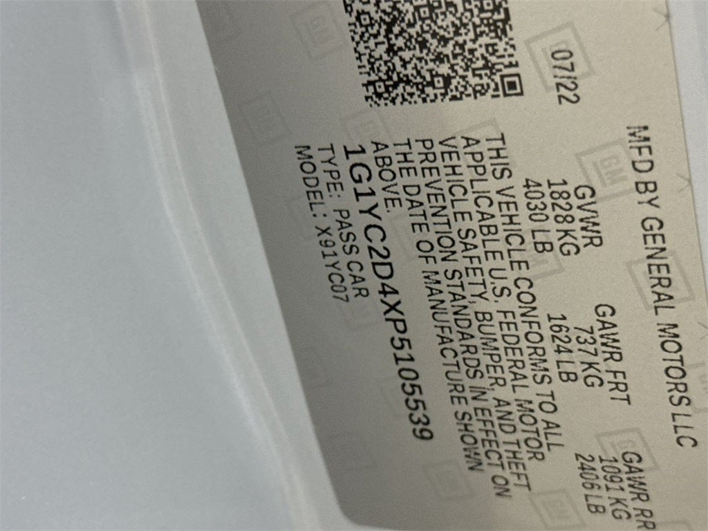 2023 Chevrolet Corvette Stingray