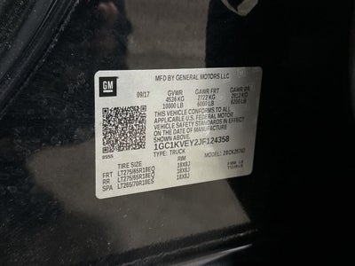 2018 Chevrolet Silverado 2500HD LT