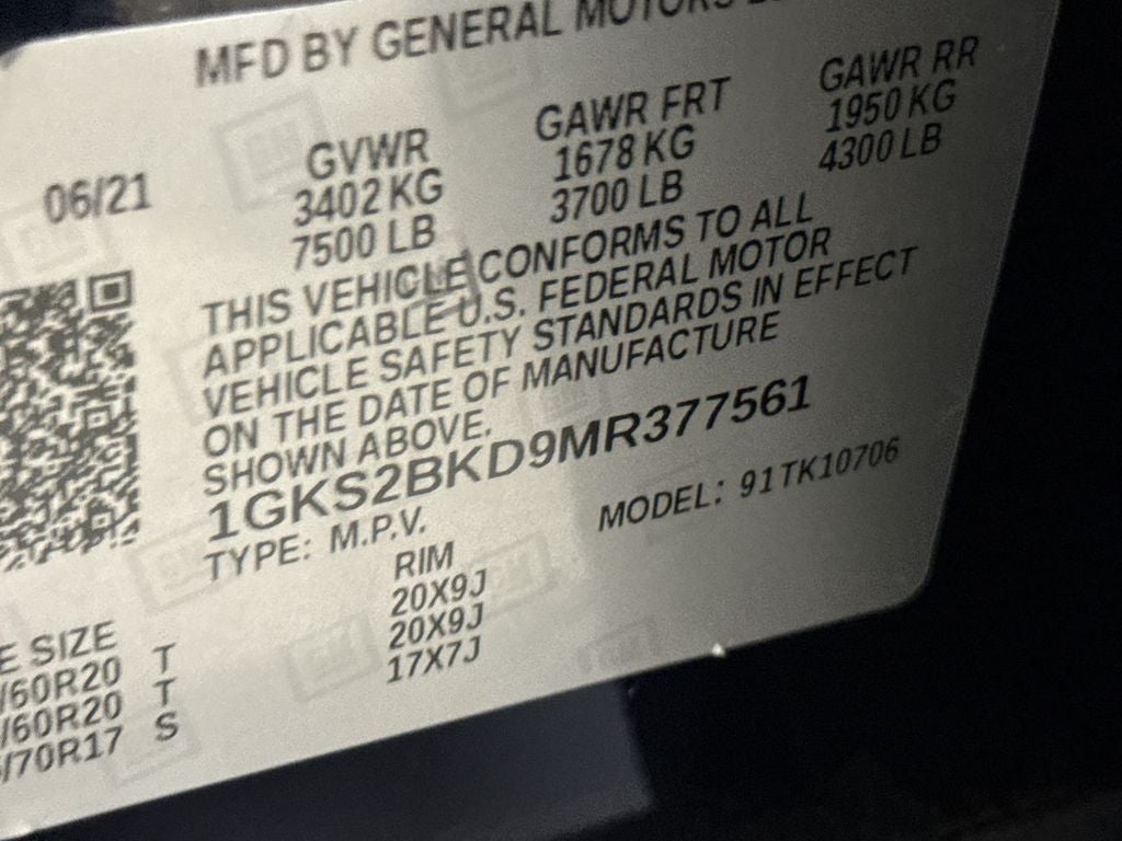 2021 GMC Yukon SLT