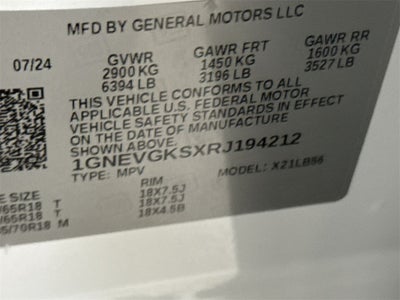 2024 Chevrolet Traverse 2LT